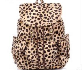 [grlhx120002]Cool Leopard Fashion Backpack Bag