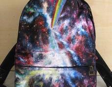 [grlhx120035 ] Unique Shiny Sky World Backpack Bag