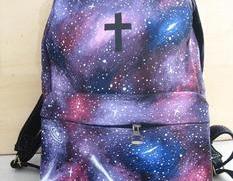 [grlhx120040]Unique Sparking The Universe The cross Backpack Bag
