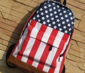 [grd03072]Cool the Stars and the Stripes Backpack Bag