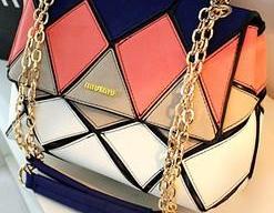 [grlhx120036]Unique Geometry Colorful Shoulder Bag 
