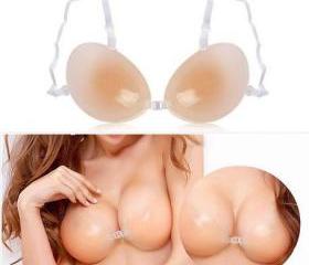 [grlhx160003] Size C Cup Invisible Silicone Bra For Dress 