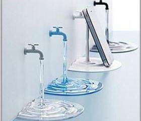 [grlhx110054]Novelty blue Tap Iphone Bracket