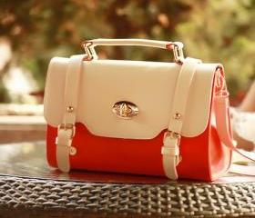 [grlhx120083]Fresh Orange Message bag