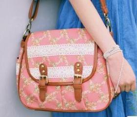 [grlhx120084]Fresh Flower Lace Shoulder Bag