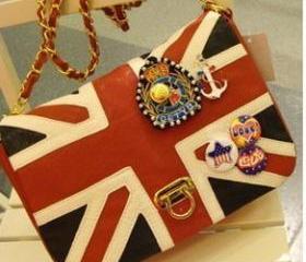 [grdx01077]Fashion Flag Bag Sailor Anchor Medal Bag