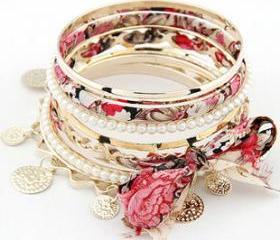 [grlhx1120001]Unique Bowknot Multilayer Bracelet